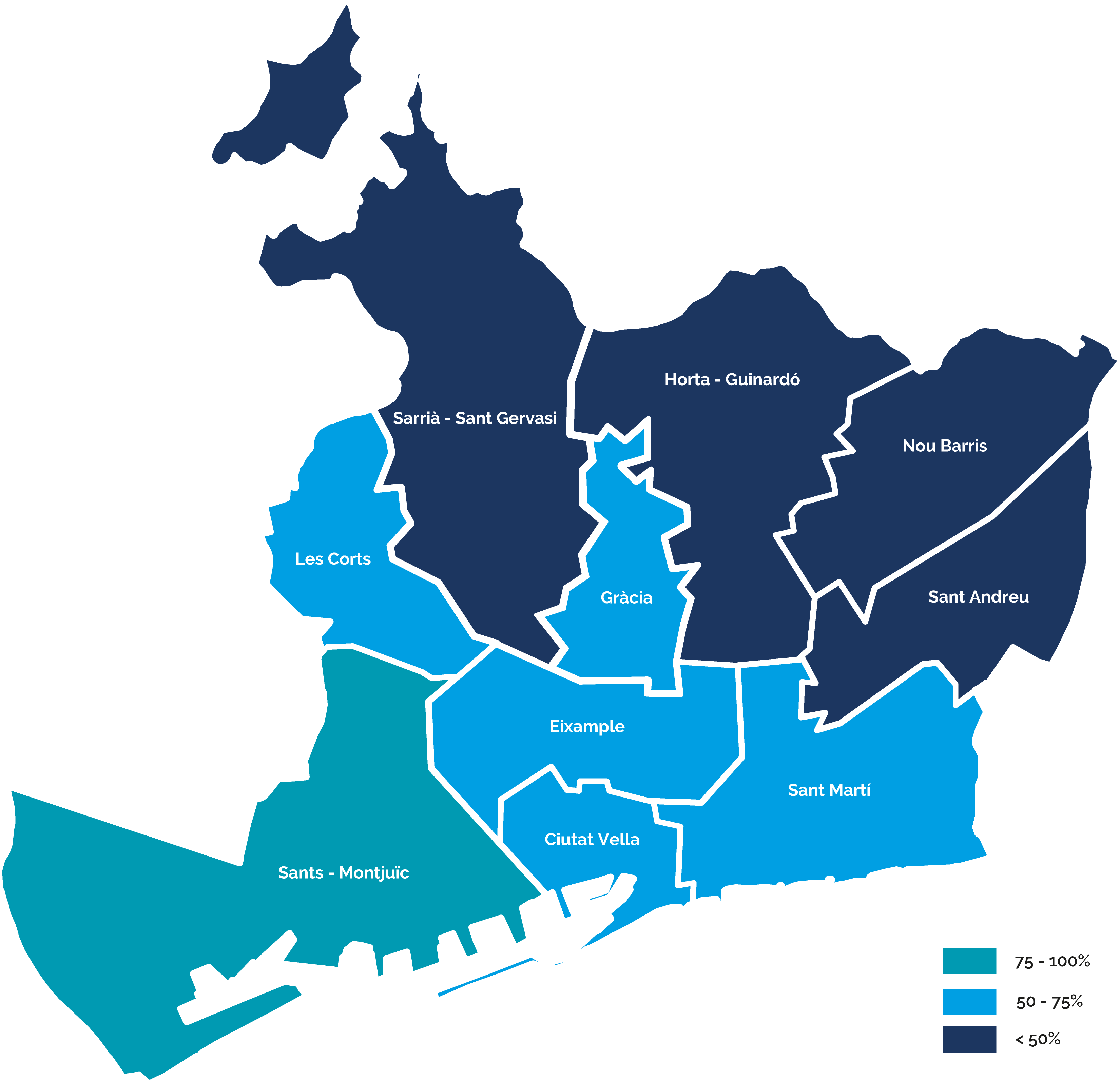 Mapa de distritos